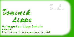 dominik lippe business card